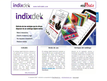 Tablet Screenshot of indixdek.com